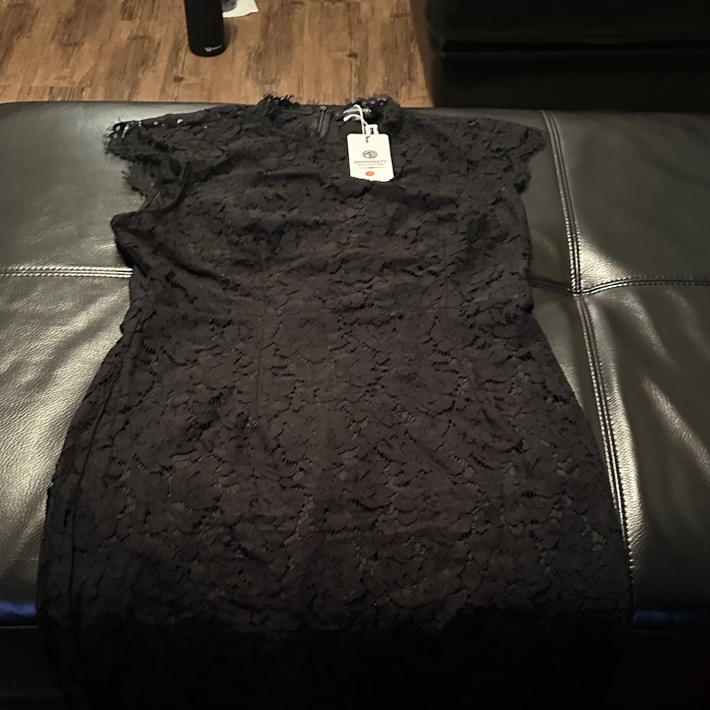 Elegant Black Lace Dress